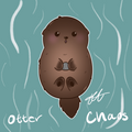 Otter Chaos Sticker